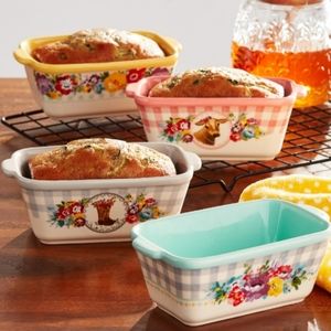 💜 New Pioneer Woman Sweet Romance Mini Loaf Pans